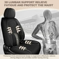 thumbnail image 6 of HQBQBUG Front Seat Covers Fit for Kia Sedona 2015-2021,Car Seat Covers Front Seats,Comfort Leather Automotive Seat Covers Anti-Slip Seat Cover&Accessories(Black,2 Seats), 6 of 10