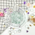 thumbnail image 7 of Flat Glass Marbles 0.66lb/300g,Topboutique Clear Glass Beads,Flat Marble Beads,Transparent Flat Gems,Decorative Vase Filler Table Scatter Decor (17-19mm), 7 of 7