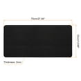 thumbnail image 2 of Uxcell 28"x13" Protector de Escritorio, Alfombrilla de Ratón de Doble Cara de Fieltro para Oficina en Casa, Negro, 2 of 5
