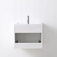 thumbnail image 2 of Floating & Wall Mounted Bathroom Vanity Set with Acrylic Sink, 2 of 8