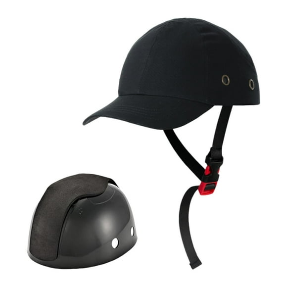 Gorra de béisbol Gorra de béisbol Sombrero para el versátil con inserto de Sombrero para el ajustable para deportes Camping Mochilero Montar a Negro