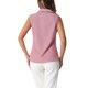 thumbnail image 3 of CAMISA SIN MANGAS DE BOTONES PARA MUJER INSPIRAR CHIC, TUNIC DE CUELLO DE LAPA V, TOP DE DENIM CHAMBRAY, L ROSA, 3 of 6