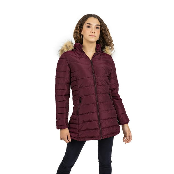 Roosevelt chamarra mujer 010001000699 rojo Mediana