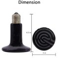 thumbnail image 2 of emisores de calor de cerámica, lámpara de calor de cerámica para reptiles de 100 W, bombilla de lámpara de cerámica infrarroja para mascotas (100) Kuyhfg Bienvenido a Kuyhfg, 2 of 5