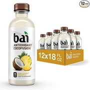 Bai Coconut Flavored Water, Puna Coconut Pineapple, Antioxidant Infused Drinks, 18 Fluid Ounce Bottles, (Pack of 12)