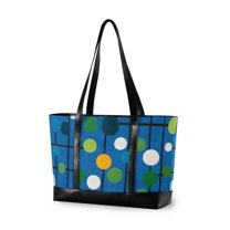FORMRS Laptop Tote Bag for Women with 15.6" Computer Compartments Handbag, Blue Abstract