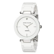 Anne Klein Women's Stainless Steel and Ceramic Watch