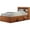 Cherry, variant on HomeStock Twin Size Medieval Moods Modern Storage Bed With 3 Drawers and Headboard with Spindles feature, Laminated Finish - 85.6"L x 42.3"W x 39.2"H-Color:Cherry