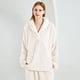 thumbnail image 1 of Pijama de mujer independiente de invierno con cuello en V y manga larga engrosada, 1 of 6