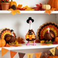 thumbnail image 4 of RUINIXCW Thanksgiving 7 Inch Deck Goose Outfits Mini Porch Goose Outfit for Desktop Goose Figurine Decor Holiday Desk Goose Felt Clothes (No Goose), 4 of 10