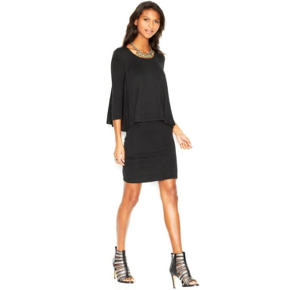 Bar Iii Three Quarter Sleeve Dress Size Xxs