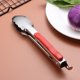 thumbnail image 2 of mango de silicona cómodo, cierre fácil de tirar, pinza de cocina resistente para cocinar, asar a la parrilla, barbacoas, rojo 29,9 cm LingWen 9024715127099, 2 of 4
