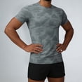 thumbnail image 6 of BRGZLK Quick Drying Workout Shirts For Men Short Sleeved Top Round Neck Pullover Casual Athletic Running Gym T Shirt Stretchy Breathable Soft, 6 of 7