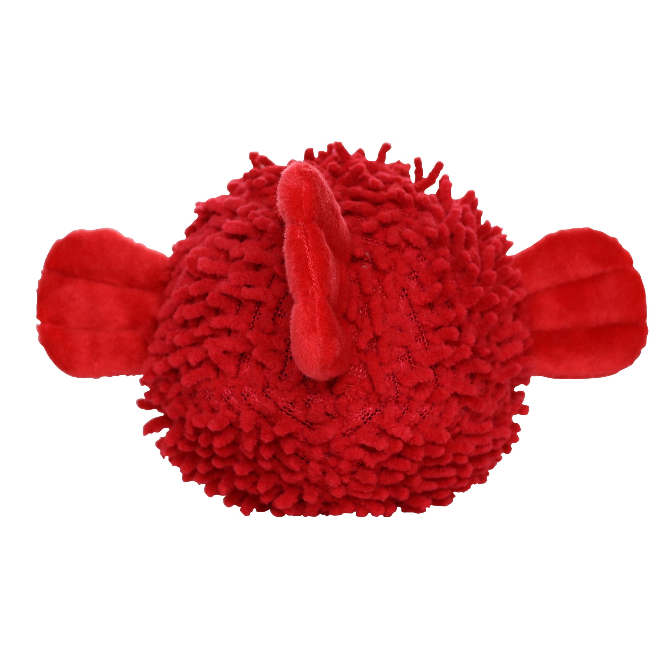 Mighty Jr Microfiber Ball Blowfish Durable Squeaky Dog Toy