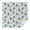 Blue Highland Cow, variant on Beige Buffalo Skull Cactus Pattern Square Tablecloth,Waterproof Square Table Cover,Wipeable Spillproof Washable Table Cover for Home Kitchen Party Decor 42"X42"(107x107cm)