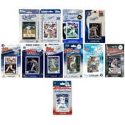 C&I Collectables DODGERS1119TS MLB Los Angeles Dodgers 11 Different Licensed Trading Card Team Sets