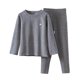 thumbnail image 2 of Conjuntos de blusas y camisas de manga larga y cuello redondo para niños, ropa de dormir cálida de invierno de color sólido con manga larga y cuello redondo, conjunto de dos piezas para niñas, parte s, 2 of 6