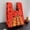 Orange B, variant on Yoyauz Women's Crochet Tote Bag, Cute Knot Wrist Knit Bag Durable Tote, Casual Knitted Wallet For Outdoor Walks