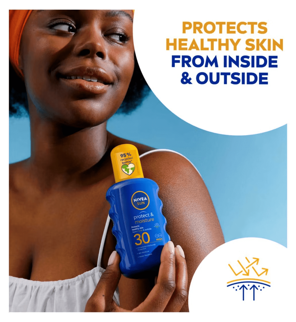 Nivea Sun Protect & Moisture Sun Cream Spray SPF30 200ml / 6.8 fl.oz