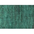 thumbnail image 1 of Ahgly Company Indoor Rectangle Oriental Turquoise Blue Modern Area Rugs, 3' x 5', 1 of 4