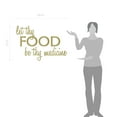 thumbnail image 2 of Let Thy Food Be Thy Medicine Kitchen Wall Art Cooking Quote Decal, 2 of 4