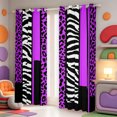 thumbnail image 2 of Erosebridal Abstract Cheetah Print Kitchen Curtains,Classic Leopard Black Out Curtains Pack of 2 (42x63 Each), 2 of 6