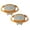 A214 White 7.7x3.0x3.9" 2Pack, variant on 2Pcs 360 Degree Rotating Spill-Proof Toddler Bowl, Baby Food Bowl For Kids, Leakproof Mealtime Tableware With Fun Design 7.7X3.0X3.9"