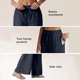 thumbnail image 5 of Pantalones Largos para las Mujeres Pantalones de Invierno Cálidos Upf 50 + Cintura Elástica Cordón Bolsillos Laterales Pierna Recta Hendidura Lateral, 5 of 7