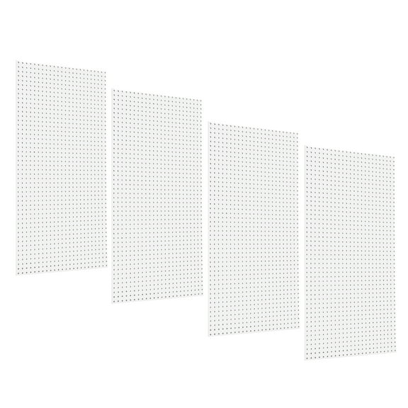 Triton Products® DB-4 White Polypropylene Pegboards, Four 24" x 48" x 1/4" Pegboards