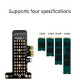 thumbnail image 5 of RYUJNDK Durability PH41X1 NVME Solid Disk PCIeX1 Expansion Card for M Key Hard Drives Featuring LED Indicators Easy Installation, 5 of 14