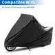 thumbnail image 2 of Cubierta de motocicleta a medida Unique Bargains 210D-PU negra para Honda CT125 Hunter Cub 2020-2023, cubierta impermeable para motocicleta al aire libre, 2 of 7