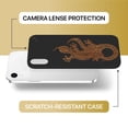 thumbnail image 6 of Wood phone case for iPhone XR compatible protective cell phone cover shockproof slim fit laser engraved Tribal Lizard design Black wood case for Men & Women by CaseYard, 6 of 7