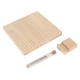 thumbnail image 1 of Tablero De Bloqueo Cuadrado De Ganchillo, Tablero De Ganchillo Para Tejer, Madera Portátil, 23,5 Cm, ​​20 Pasadores De Varilla Para Cumpleaños, 1 of 7