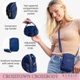 thumbnail image 3 of Kedzie Crosstown Multi-Pocket Crossbody Bag, Navy (Women's), 3 of 7