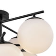 thumbnail image 7 of 84201BK Lark Julep - 45W 9 LED Large Flush Mount-19.5 Inch Tall and 24 Inch Wide-Black Finish, 7 of 7