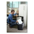 Rubbermaid 7 gal Plastic Office Trash Can, Black