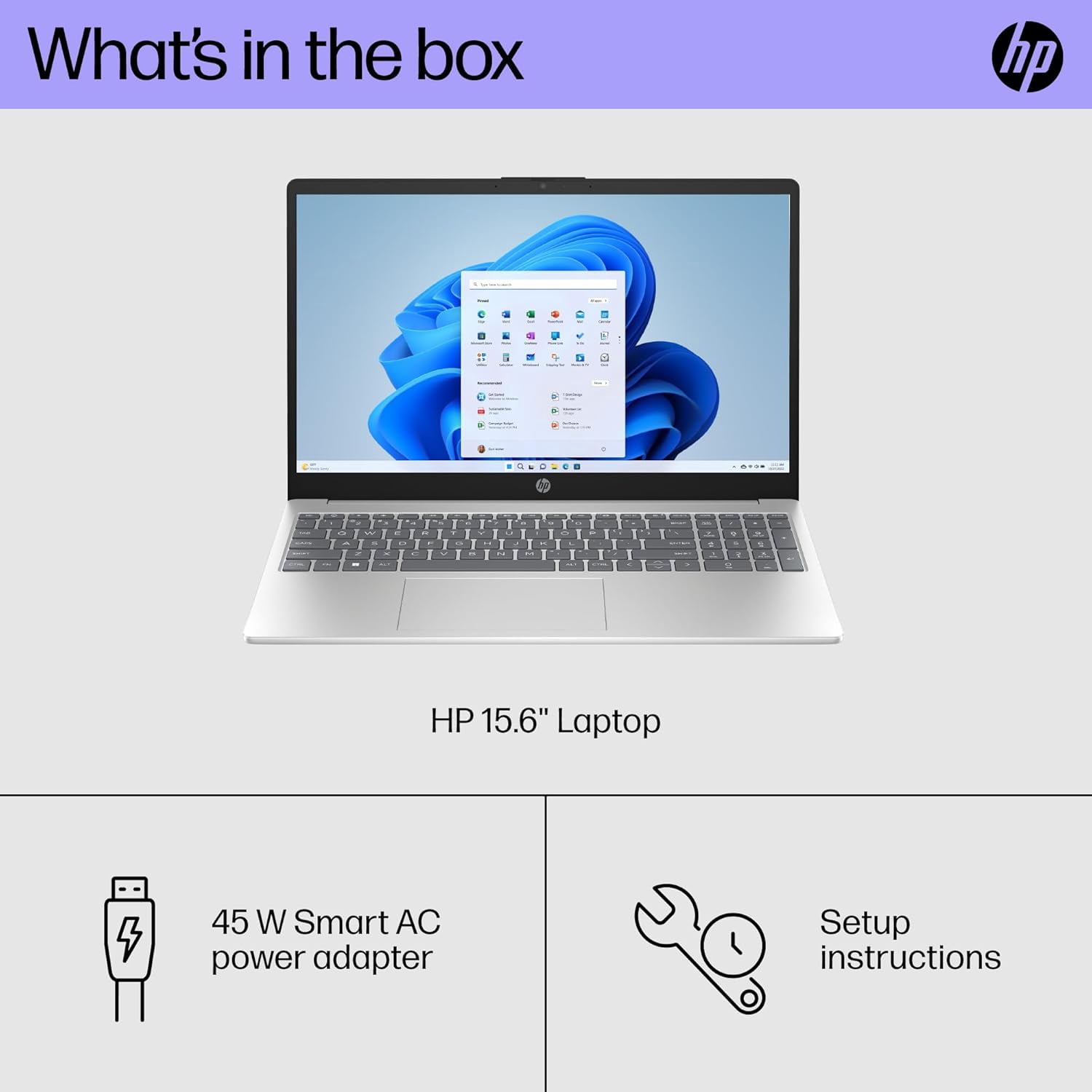 HP 15.6" Laptop for Student&Business,HD Anti-Glare Display,13th Generation Intel Core i5-1334U,8GB RAM,512GB SSD,Intel Iris Xe Graphics,Bluetooth,WiFi,Windows 11 Pro,Silver