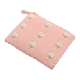 thumbnail image 1 of Hytrove Cartera Bordada Rosa Para Mujer Con Compacto De Dos Pliegues Y De PU, 1 of 6