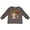 Charcoal Grey, variant on My Grandma Loves Me Monkey Boys or Girls Long Sleeve Toddler T-Shirt