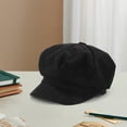 thumbnail image 2 of Elegante sombrero con visera, mujer, hombre, otoño, cómodo, versátil, invierno, ligero, informal, para pesca, viajes, mochilero, calle, camping. Negro Macarena Sombrero puntiagudo, 2 of 8