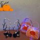thumbnail image 4 of Decoraciones de Halloween, adornos de Halloween, regalos de Halloween, pinza para el pelo de Halloween, flor de calabaza con calavera de Halloween con luz, pequeño regalo, tocados y pinzas, 4 of 6