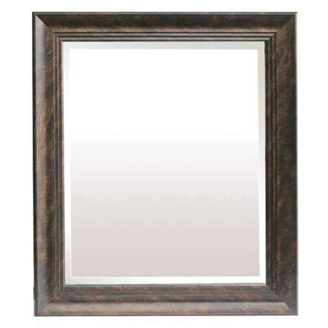 Yosemite MINT013 Miroir Encadré de Décoration Intérieure 27 Po, Moyen - Bronze Foncé