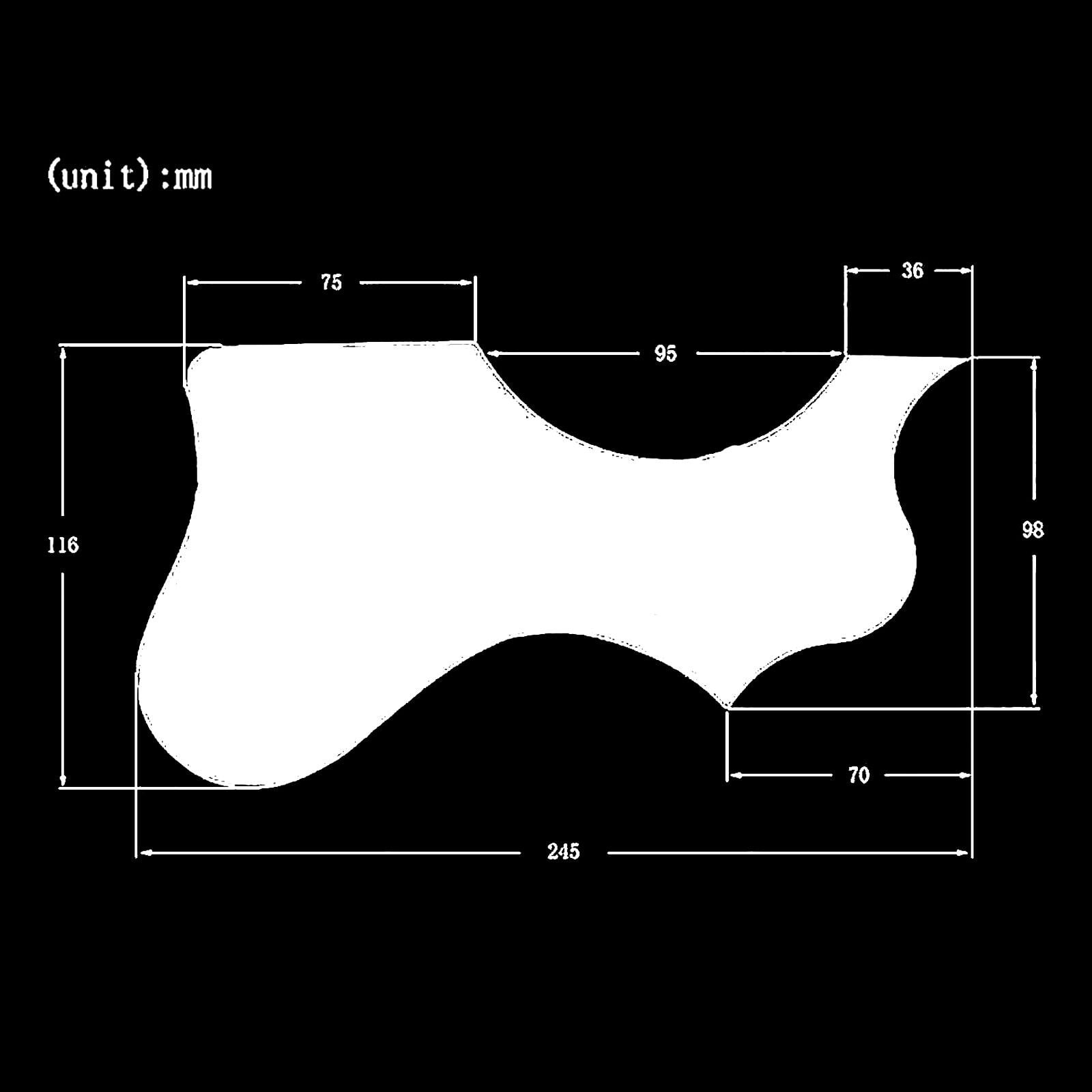 Acoustic Guitar Pickguard Self-adhesive Thickened 2mm for Gibson Electric Guitars Replacement Parts