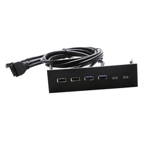 5.25 inch USB Front Panel Hub Multifunction USB Hubs USB Front Panel Adapter 4 Ports USB3.0 2.0