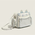 thumbnail image 4 of Y2K Cyber Cat Themed Multi-Functional Backpack - Convertible Handbag/Single Shoulder/Double Shoulder with Inner Divider, Lightweight 0.42KG, 28x12x20CM, Spacious for Phone/Cosmetics/Glasses,, 4 of 7