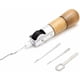thumbnail image 1 of Punzón de costura portátil para reparaciones rápidas de puntadas, con agujas de acero inoxidable, hilo encerado y un cómodo mango de madera, su kit de reparación esencial, 1 of 5