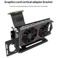 thumbnail image 2 of Support de Carte Vidéo GPU Vertical Support de Carte Vidéo en Alliage d'Aluminium Support de Carte Graphique PC Support de Boîtier d'Ordinateur avec Câble, 2 of 5