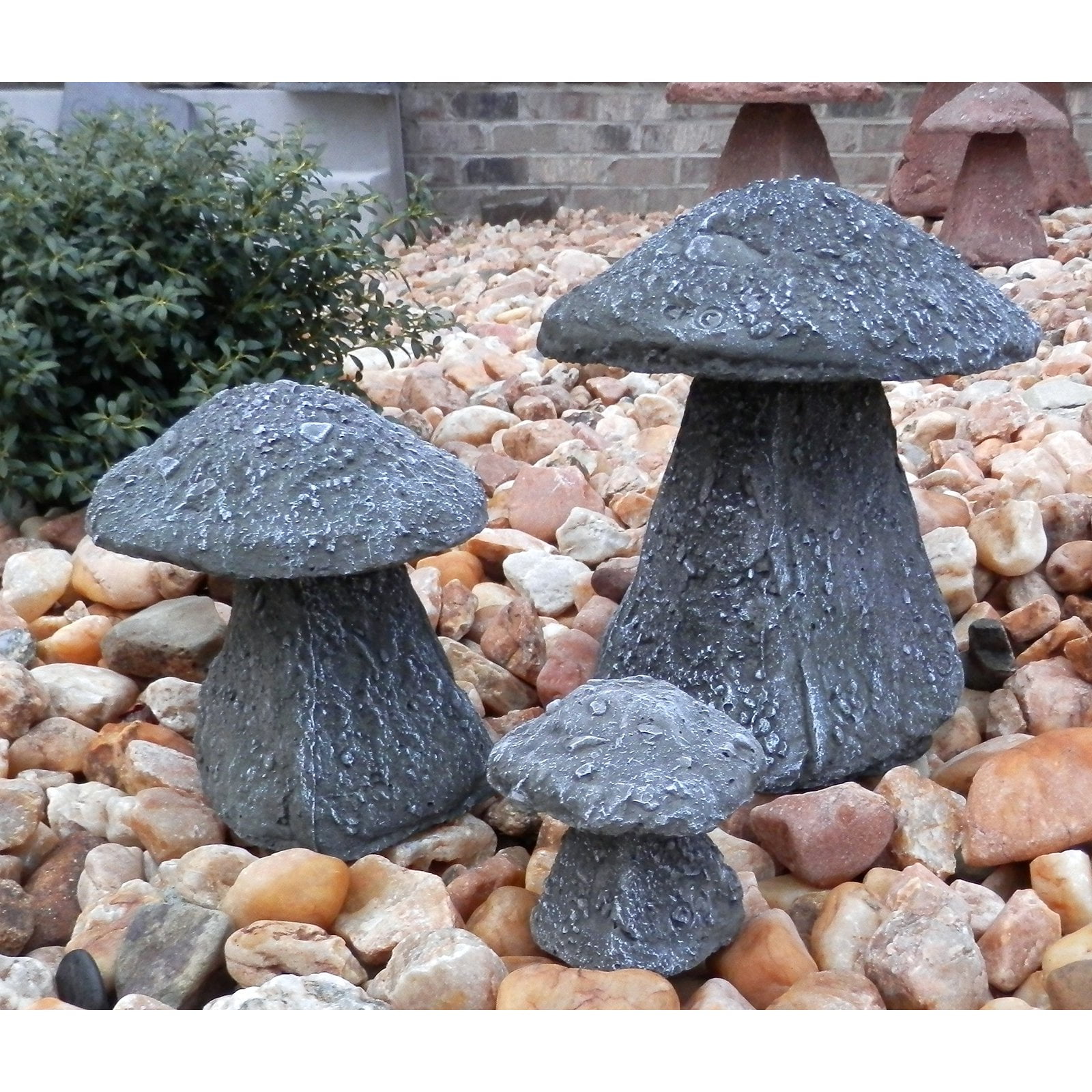 Athena Garden Staddle Stones Garden Statue Set of 3 by Athena Garden Inc