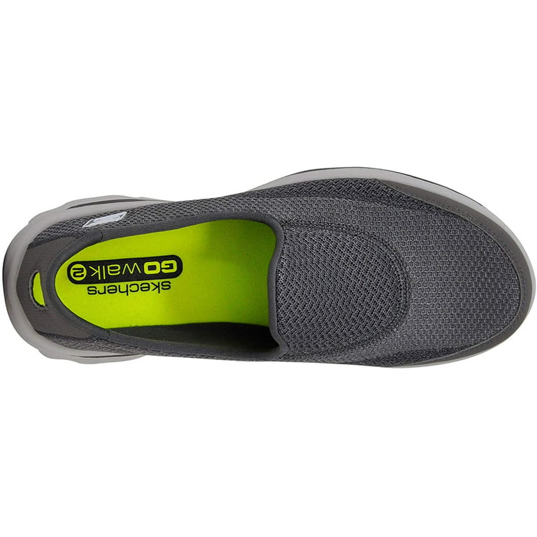 Skechers Performance Women's Go Walk Slip-On Walking Shoe, Charcoal 11 M US Walmart.com