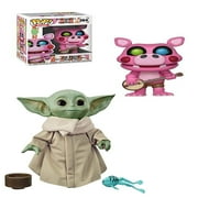 Games:Five Nights at Freddy's Pizza Simulator - Pigpatch Collectible Figure + The Child Talking Toy with Character Sounds and Accessories The Mandalorian, Pack of 2